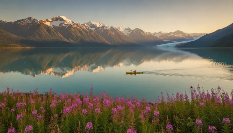 Alaska landscape, backdrop for the Paddling Hubs Seward directory