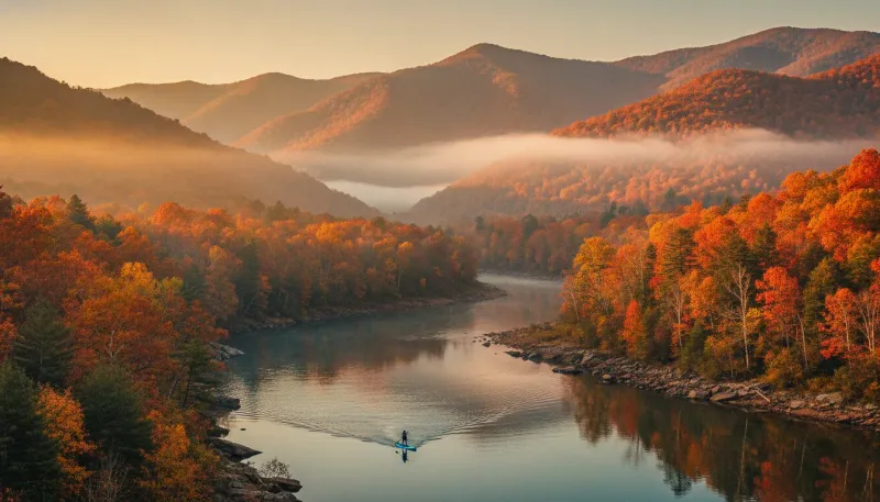 Georgia paddling scene. Backdrop for the Paddling Hubs Georgia outfitter directory