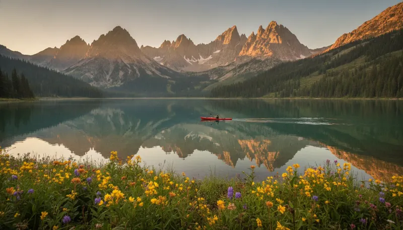 Idaho landscape, backdrop for the Paddling Hubs Coeur d'Alene directory
