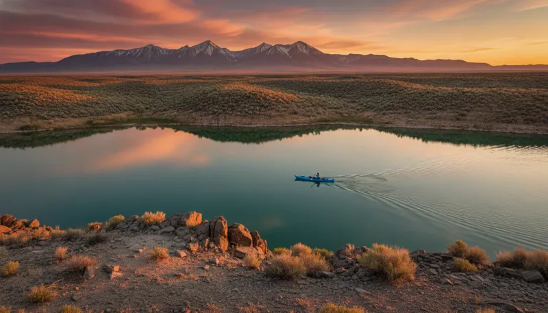 Nevada landscape, backdrop for the Paddling Hubs Henderson directory