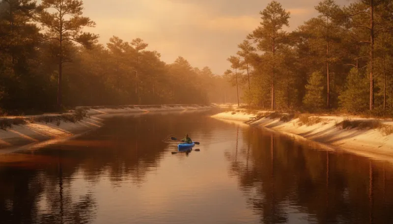 New Jersey paddling scene. Backdrop for the Paddling Hubs New Jersey outfitter directory