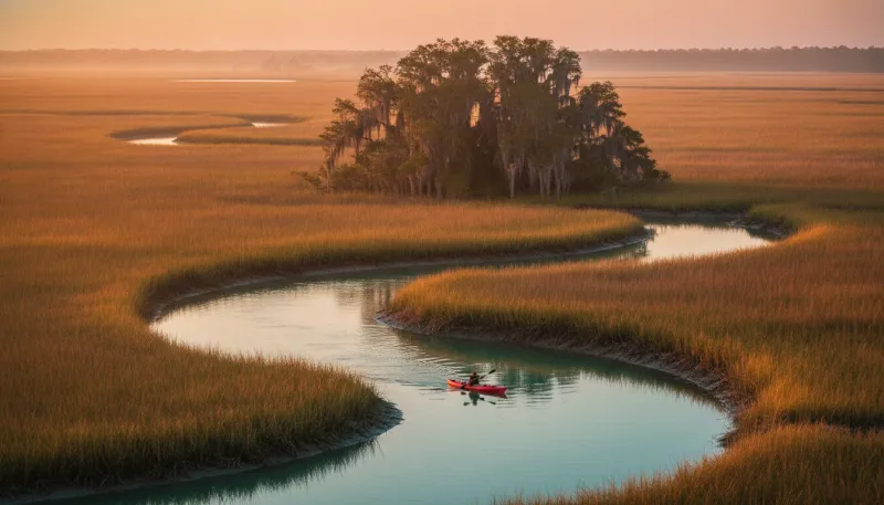 South Carolina landscape, backdrop for the Paddling Hubs North Myrtle Beach directory