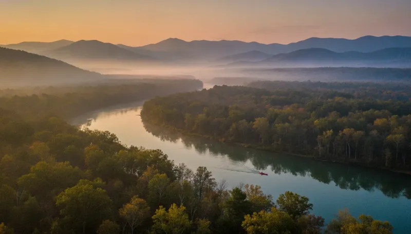 Tennessee landscape, backdrop for the Paddling Hubs Nashville directory