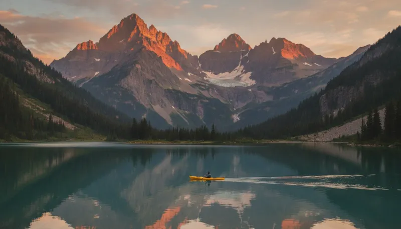 Washington landscape, backdrop for the Paddling Hubs Friday Harbor directory