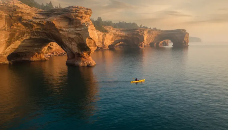 Wisconsin landscape, backdrop for the Paddling Hubs Milwaukee directory